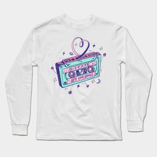 80s love songs mixtape Long Sleeve T-Shirt